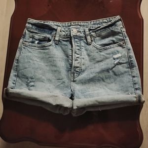 Old Navy high rise jean shorts